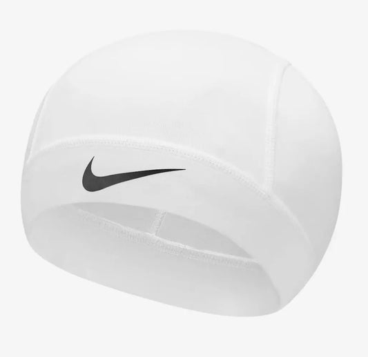 Nike Pro Dri-Fit Skull Cap Black/White Unisex Training Beanie Hat - Lightweight Moisture-Wicking Athletic Headwear